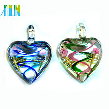 Wholesale Crystal beads Multicolor Heart Glass Pendants